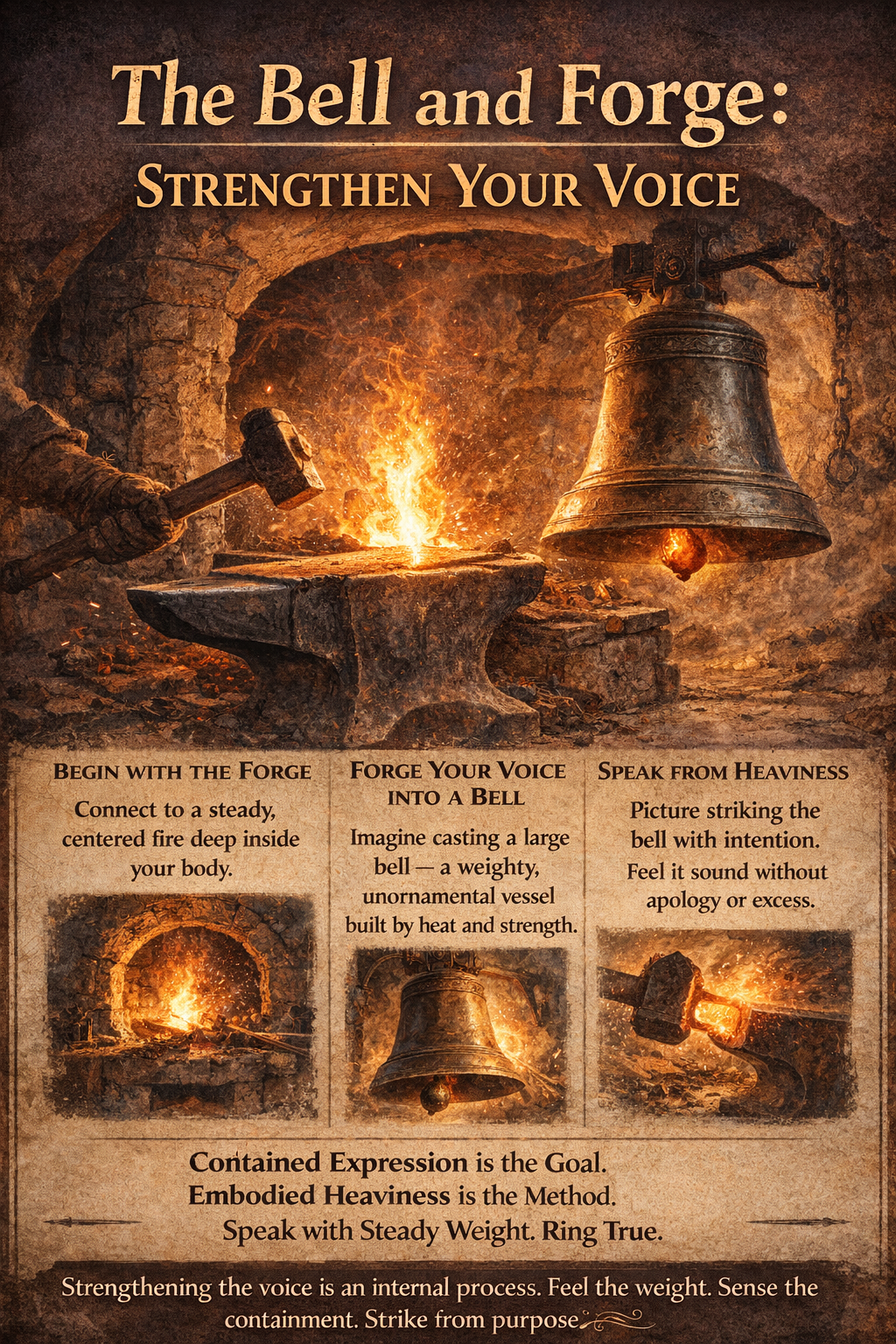 The Bell and Forge: Strengthen Your Voice
