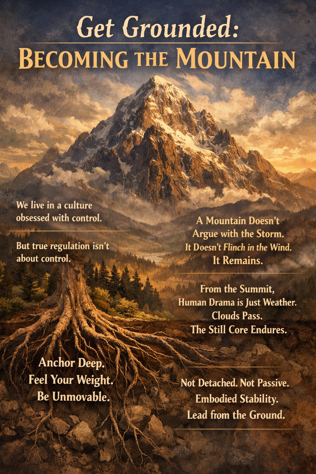 Get Grounded: Becoming the Mountain