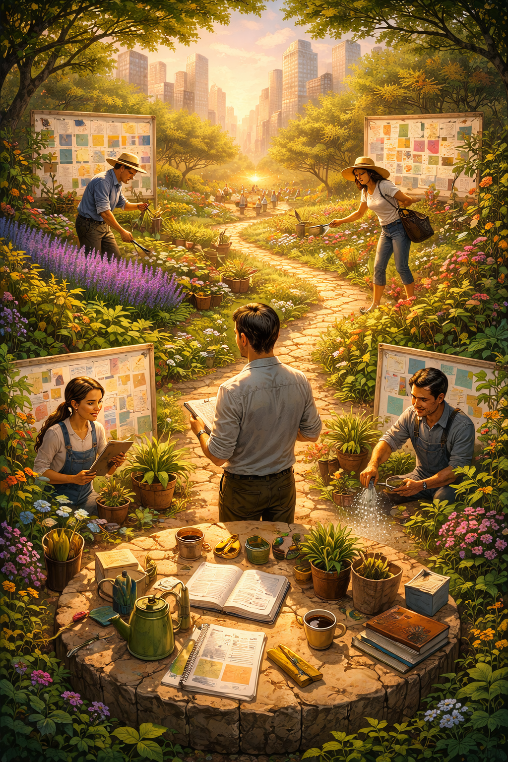 The Garden of Crossing Paths